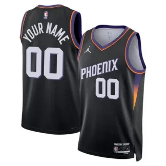 Youth Phoenix Suns Nike Black Swingman Statement Edition Custom Jersey