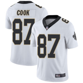 Nike New Orleans Saints #87 Jared Cook White Men’s Stitched NFL Vapor Untouchable Limited Jersey