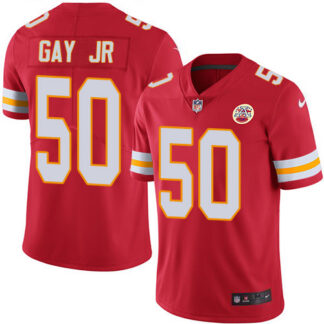Nike Kansas City Chiefs #50 Willie Gay Jr. Red Team Color Men’s Stitched NFL Vapor Untouchable Limited Jersey