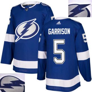 Lightning #50 Garrison Blue With Special Glittery Logo Adidas Jersey