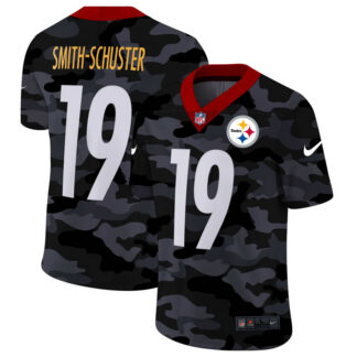 Nike Pittsburgh Steelers 19 Smith-schuster 2020 Camo Salute to Service Limited Jersey zhua