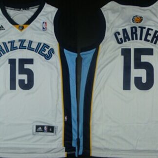 Memphis Grizzlies #15 Vince Carter Revolution 30 Swingman White Jersey