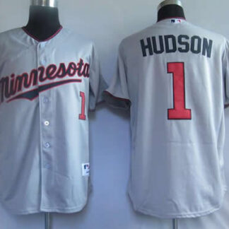 Minnesota Twins #1 Hudson Grey Jerseys