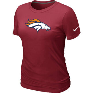 Denver Broncos Red Women's Logo T-Shirt