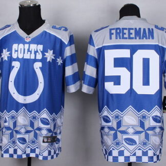 Nike Indianapolis Colts #50 Jerrell Freeman 2015 Noble Fashion Elite Jersey