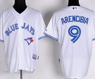 Toronto Blue Jays #9 J. P. Arencibia 2012 White Jerseys