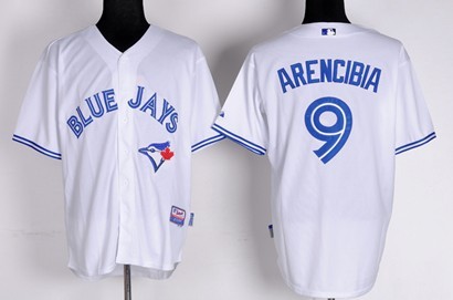 Toronto Blue Jays #9 J. P. Arencibia 2012 White Jerseys