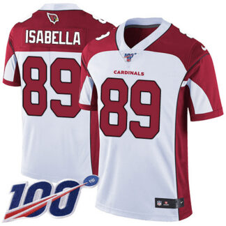 Nike Arizona Cardinals #89 Andy Isabella White Men’s Stitched NFL 100th Season Vapor Limited Jersey