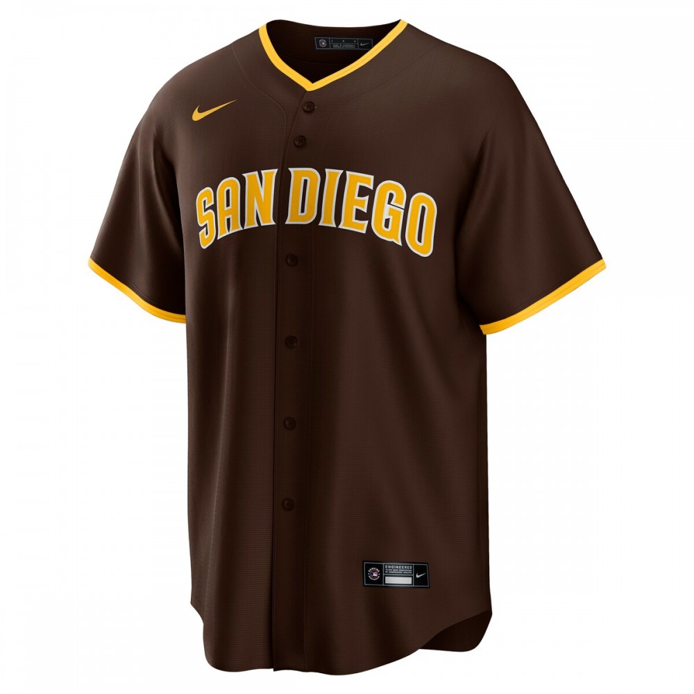 Juan Soto San Diego Padres Nike Road Replica Player Jersey - Brown - Image 2