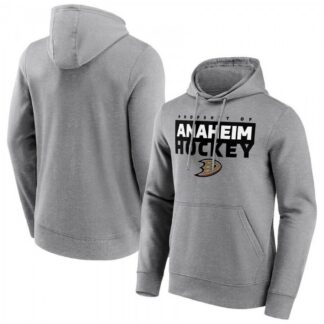 Anaheim Ducks Fanatics Branded Gain Ground Hoodie - Sports Grey