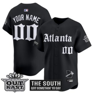 Atlanta Braves Special Edition Vapor Premier Limited Custom Jersey Gothic - Stitched