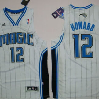 Orlando Magic #12 Howard White Revolution 30 Authentic Jerseys