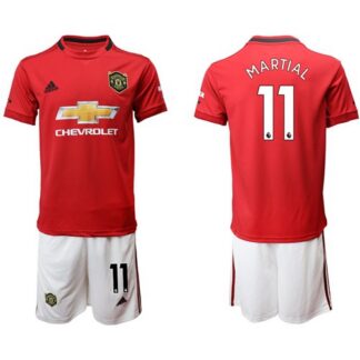 Manchester United #11 Martial Red Home Soccer Club Jersey