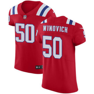 Nike New England Patriots #50 Chase Winovich Red Alternate Men’s Stitched NFL Vapor Untouchable Elite Jersey
