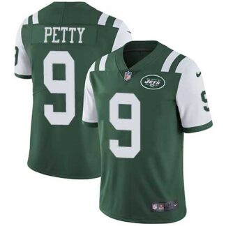 Nike New York Jets #9 Bryce Petty Green Team Color NFL Vapor Untouchable Limited Jersey