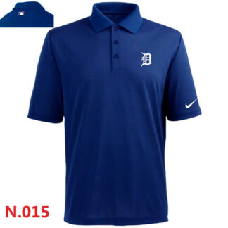 Nike Detroit Tigers 2014 Players Performance Polo Shirt-Blue