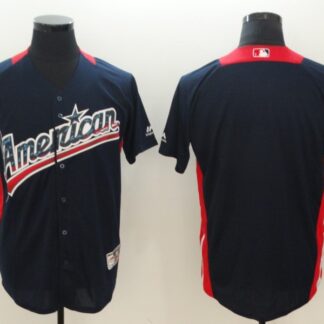 Men's Majestic Scarlet American League 2018 MLB All-Star Game Home Run Derby Custom Jersey