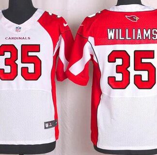 Men's Arizona Cardinals #35 Aeneas Williams White Retired Player NFL Nike Elite Jersey