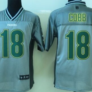 Nike Green Bay Packers #18 Randall Cobb 2013 Gray Vapor Elite Jersey