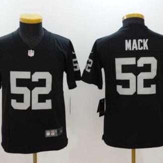 Youth Limited Nike Oakland Raiders #52 Khalil Mack Black Vapor Untouchable Jersey