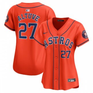 Jose Altuve Houston Astros Nike Women's Alternate Limited Player Jersey – Orange