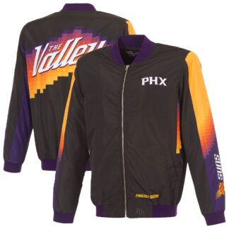 Phoenix Suns JH Design City Edition Full-Zip Bomber Jacket – Black