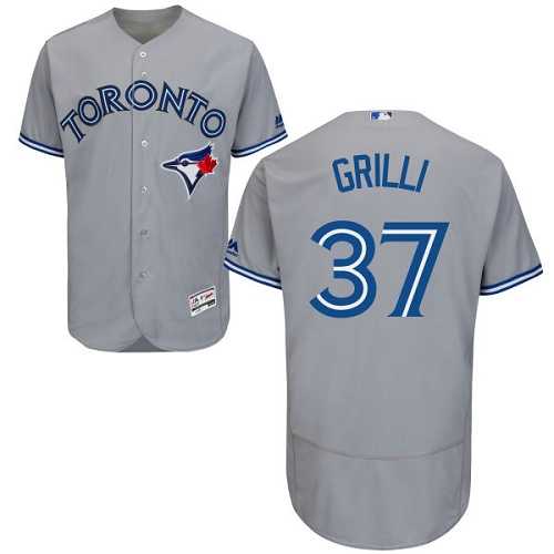 Toronto Blue Jays #37 Jason Grilli Gray Flexbase Stitched Jersey DingZhi
