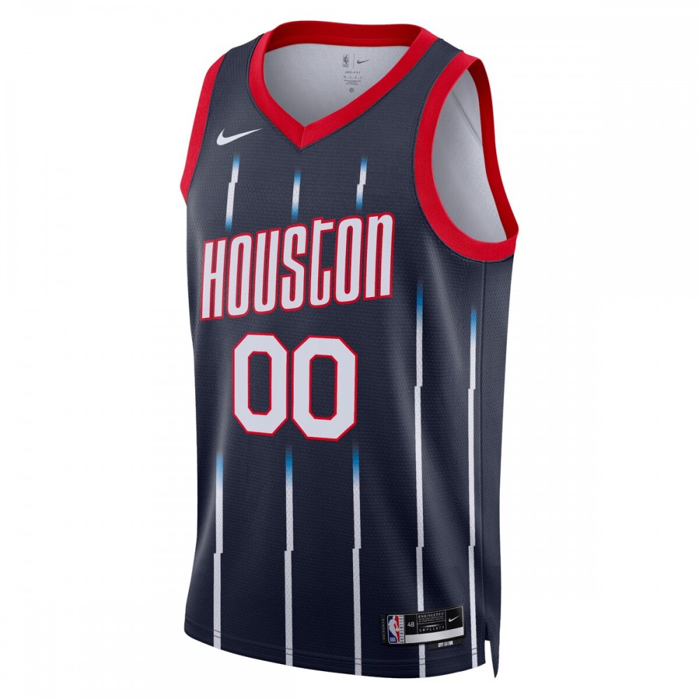 Houston Rockets Nike Unisex 2022/23 Swingman Custom Jersey - City Edition - Navy - Image 2