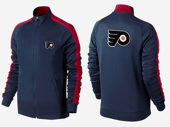 NHL Philadelphia Flyers Team Logo 2015 Men Hockey Jacket (19)
