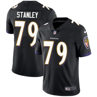 Nike Baltimore Ravens #79 Ronnie Stanley Black Alternate Men’s Stitched NFL Vapor Untouchable Limited Jersey