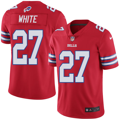 Nike Buffalo Bills #27 Tre’Davious White Red Youth Stitched NFL Limited Rush Jersey