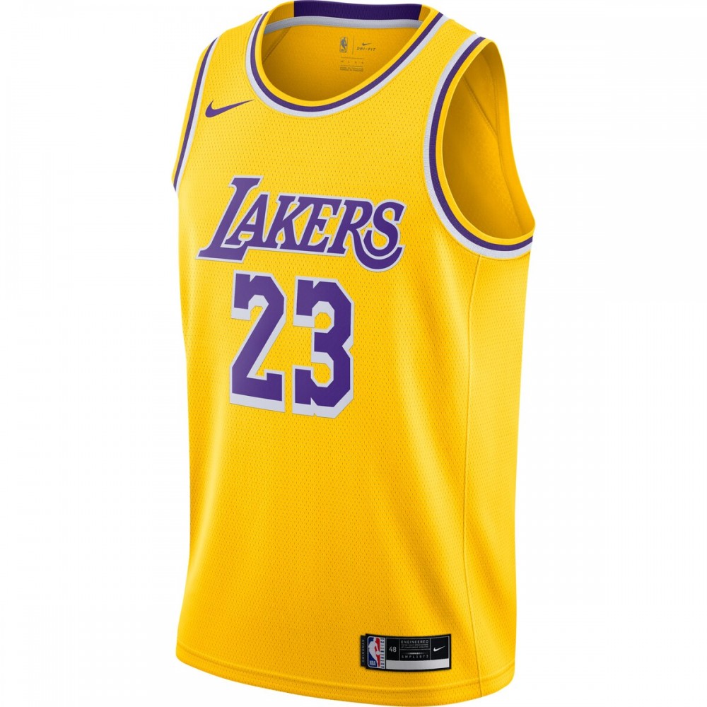 LeBron James Los Angeles Lakers Nike 2020/21 Swingman Jersey Gold - Icon Edition - Image 2